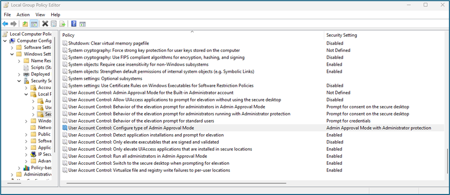 Windows 11's Administrator Protection improves security but may get on your nerves quickly administrator-protection-policy.png