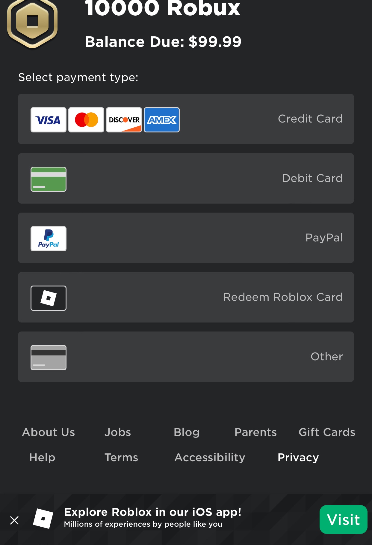 I bought a ae02e223-94bb-41d4-aacf-14afe959dda7?upload=true.jpg.25 microsoft gift card, and proceeded to buy 80 robux with it. It charged the... ae02e223-94bb-41d4-aacf-14afe959dda7?upload=true.jpg