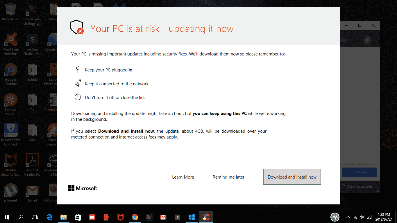 Windows 10 Update Assistant possible Malware ae06f43b-00dc-4ab2-8321-ece82de7a1e9?upload=true.png