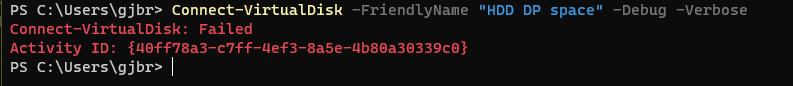 Storage Space stopped working but disks showing as healthy ae6db02a-0cc7-4dc2-9b33-6aac17d8b237?upload=true.png