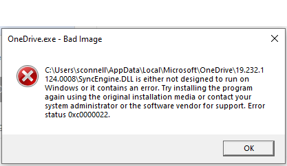 OneDrive SyncEngine.dll Error 0xc0000022 ae8c9f6a-b048-4a5c-b2e6-c19f897740da?upload=true.png