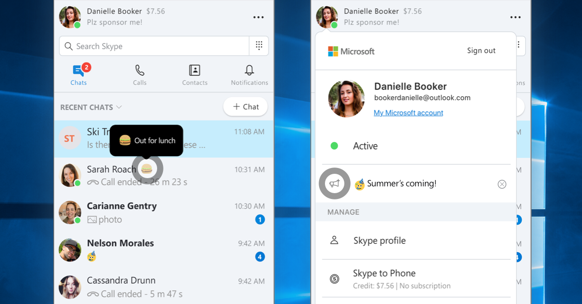 New Skype Insider Preview version 8.40.76.71 now available aeb6a522-0715-4ba2-910d-043eea36b2ce?upload=true.png