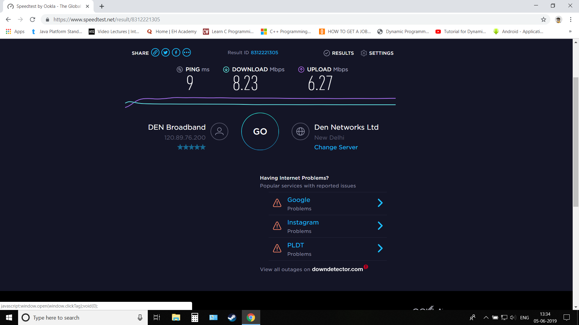 Slow download speeds in browsers and steam in windows 10 while getting complete speed on... aed65735-c251-47f0-adbe-c659d7465f56?upload=true.png