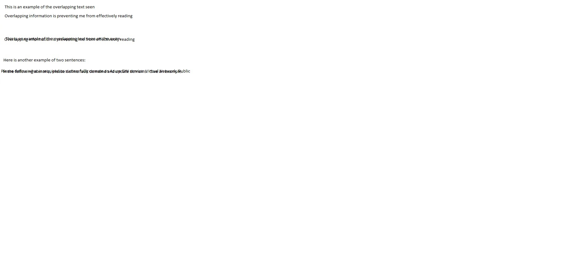 Overlapping text on web pages as viewed from Windows 10. aedcb0b5-8f18-4e8a-8151-a0d1bd27d751?upload=true.jpg