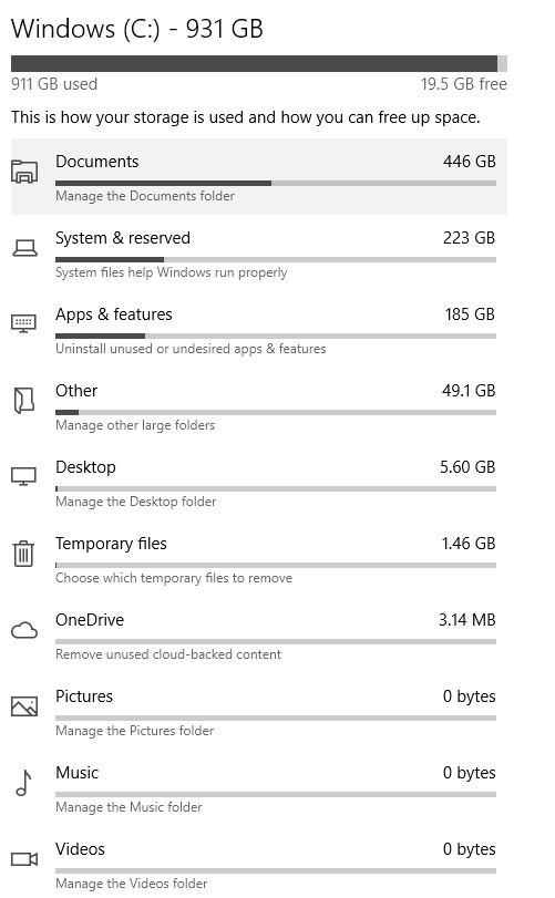 My windows 10 take ******223Gb****** for System & reserved. How can I fix it? af8f1638-062c-4d8e-9dc7-0a5c42b1a629?upload=true.jpg