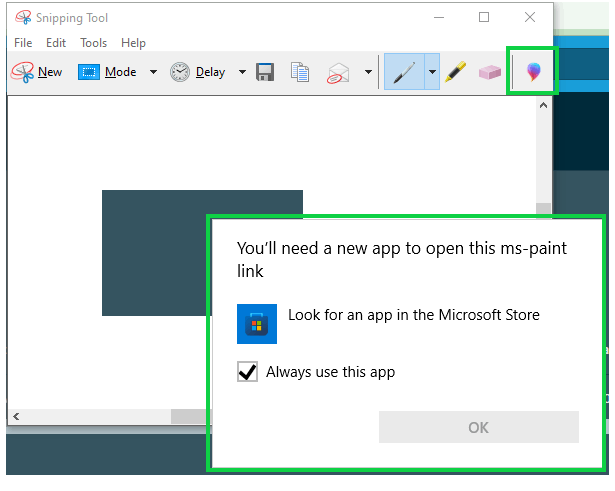 if i try to open paint 3d with snipping tool it tells me i dont have it aJg3Dw2UE8iMF8hAm6Mu7SW1kW%2BpJyNM71ylY%2FaZxqvFI4K4KzJiQ3p3SboWI%2Fsplpv0M9H%2B%2FfuDDJl8w2I%3D.png