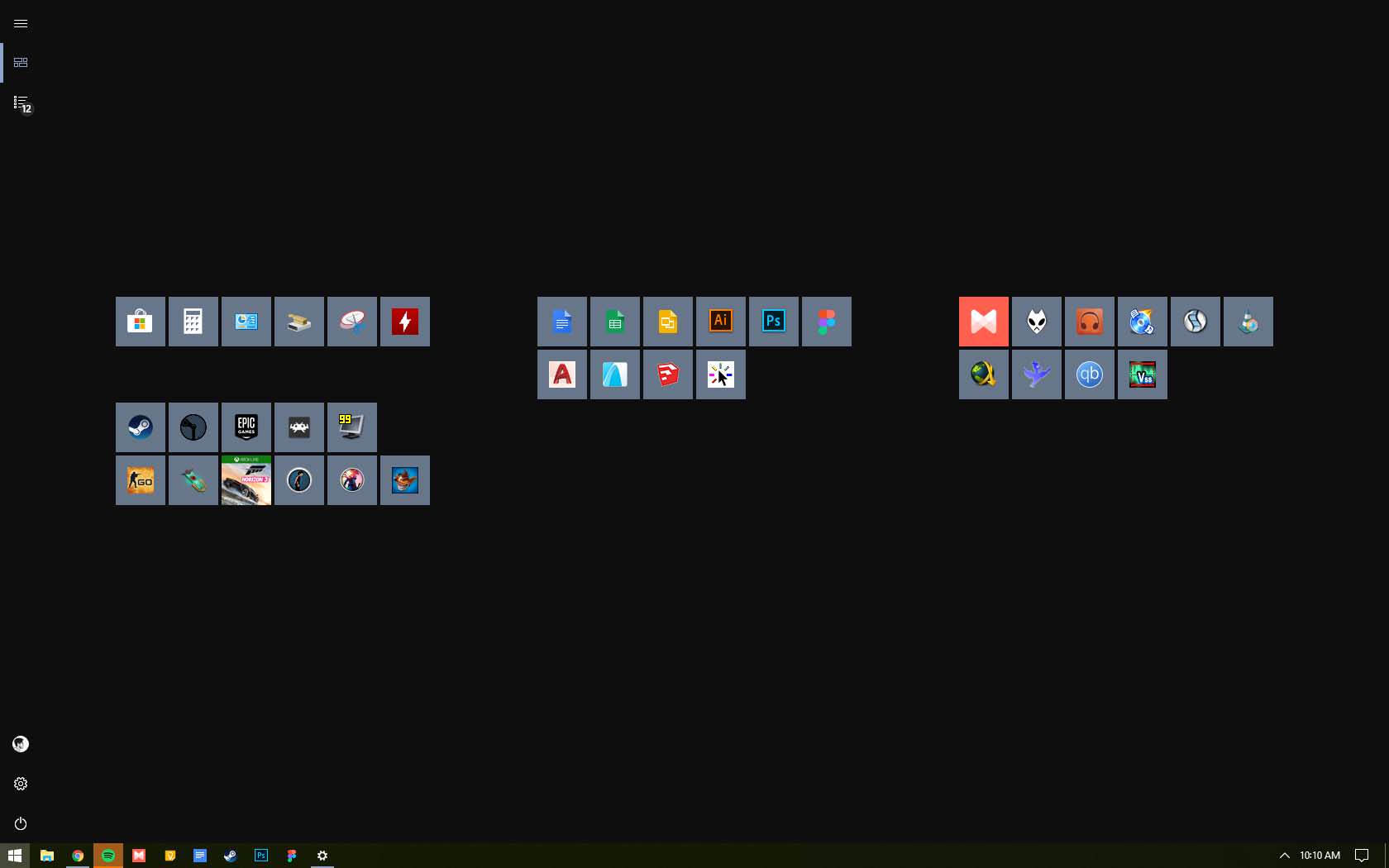 Start menu full screen doesn't show desktop background Ak8suHg.jpg
