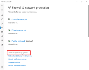 Fix uTorrent is not working with VPN on Windows 10 allow-app-firewall-300x235.png