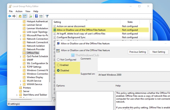 Feature files