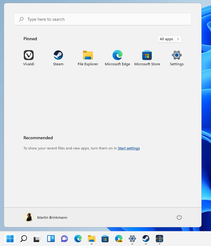 The Windows 11 Start Menu is barely usable almost-blank-start-menu.png