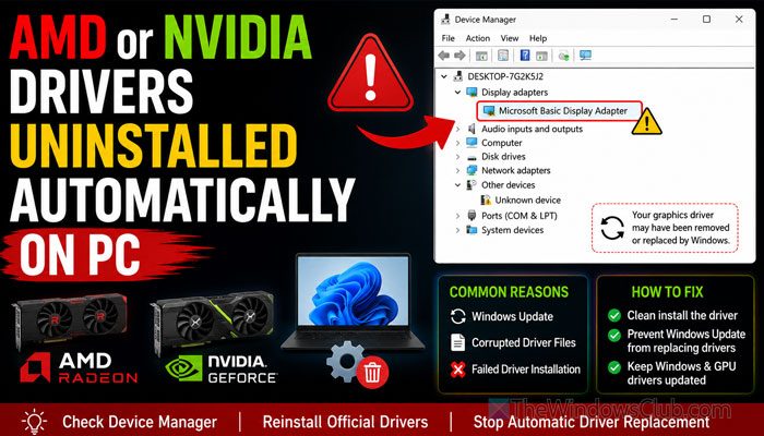 AMD or NVIDIA drivers uninstalled automatically on PC AMD-or-NVIDIA-drivers-uninstalled-automatically-on-PC.jpg