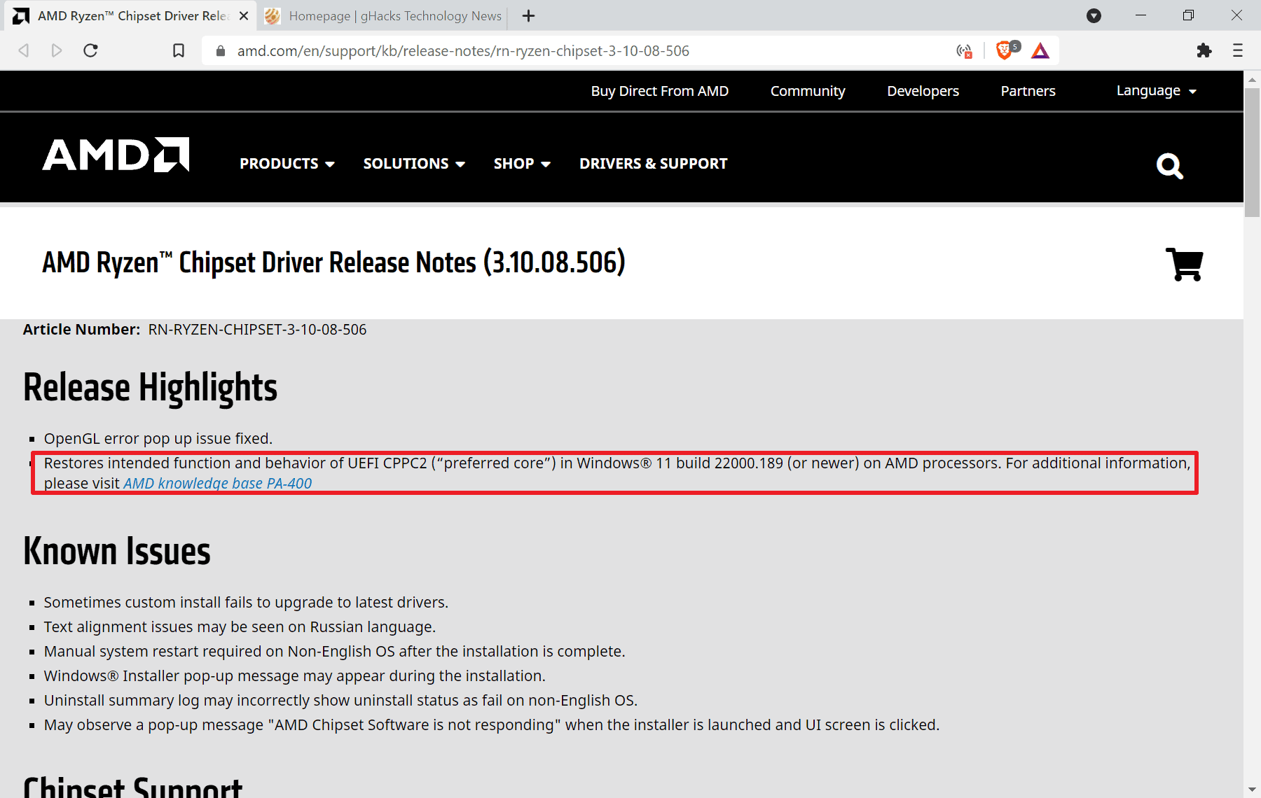 AMD and Microsoft release patches to address AMD performance issue on Windows 11 PCs amd-ryzen-chipset-update-windows-11-performance.png