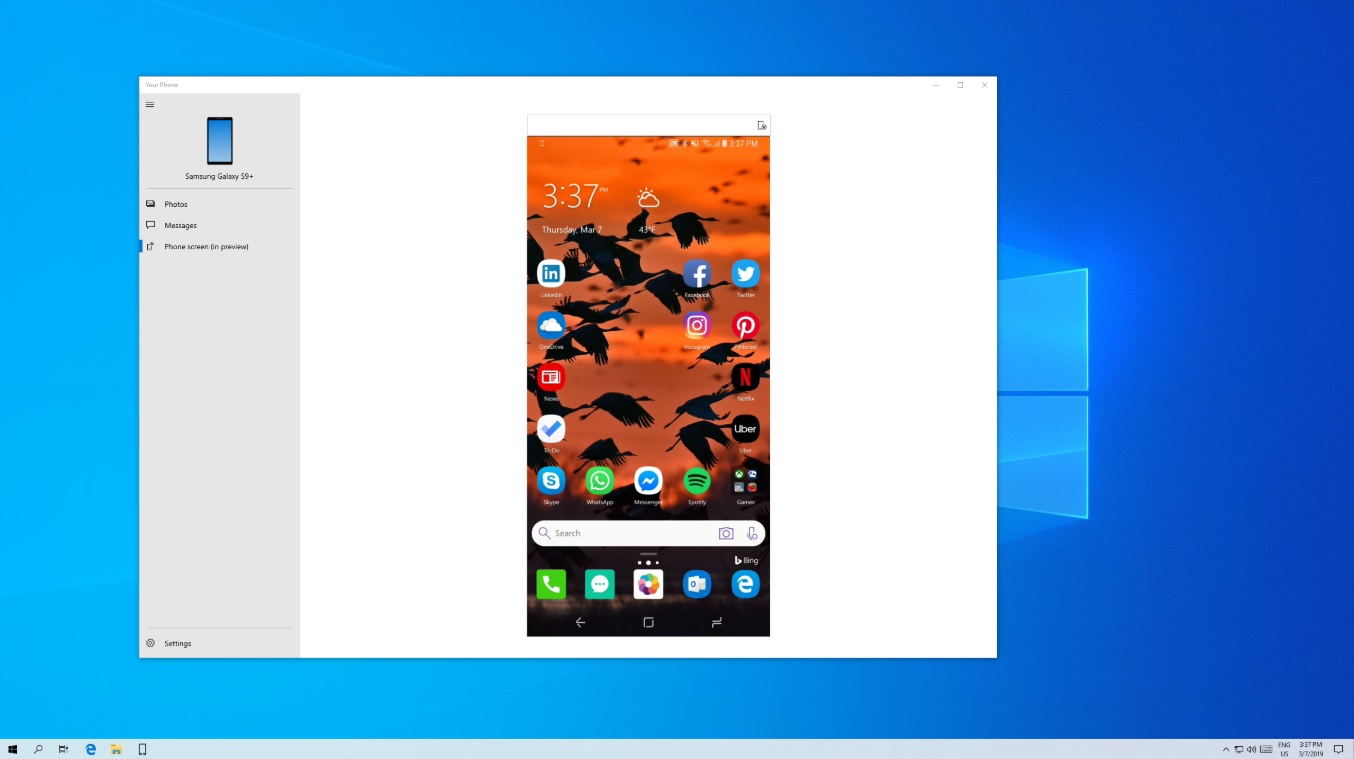 Microsoft is now officially testing Windows 10’s phone screen mirroring feature Android-phone-mirroring.jpg