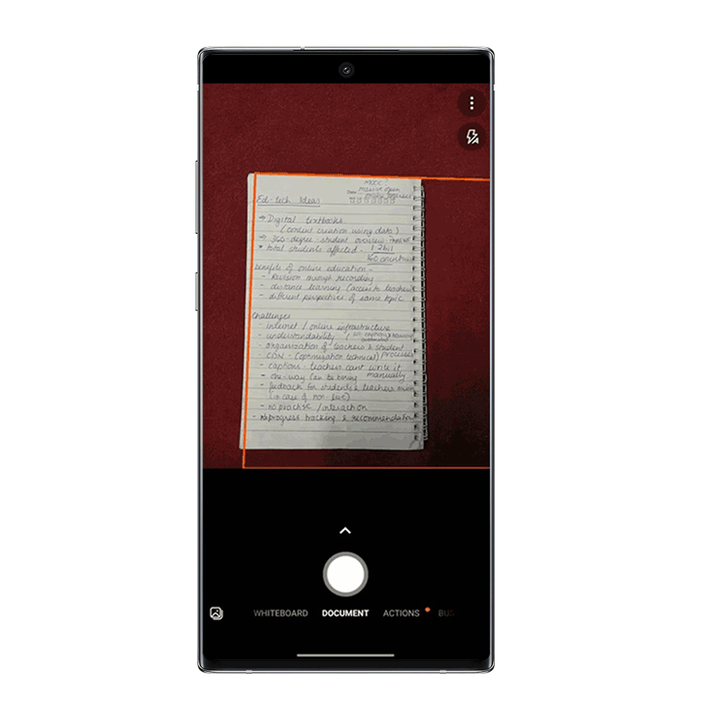 Microsoft announces new features for Microsoft 365 mobile apps Android_ImageToText_Handwritten.gif