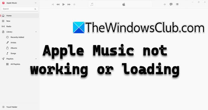 Apple Music not working or loading on Windows 11 apple-music-not-working.jpg