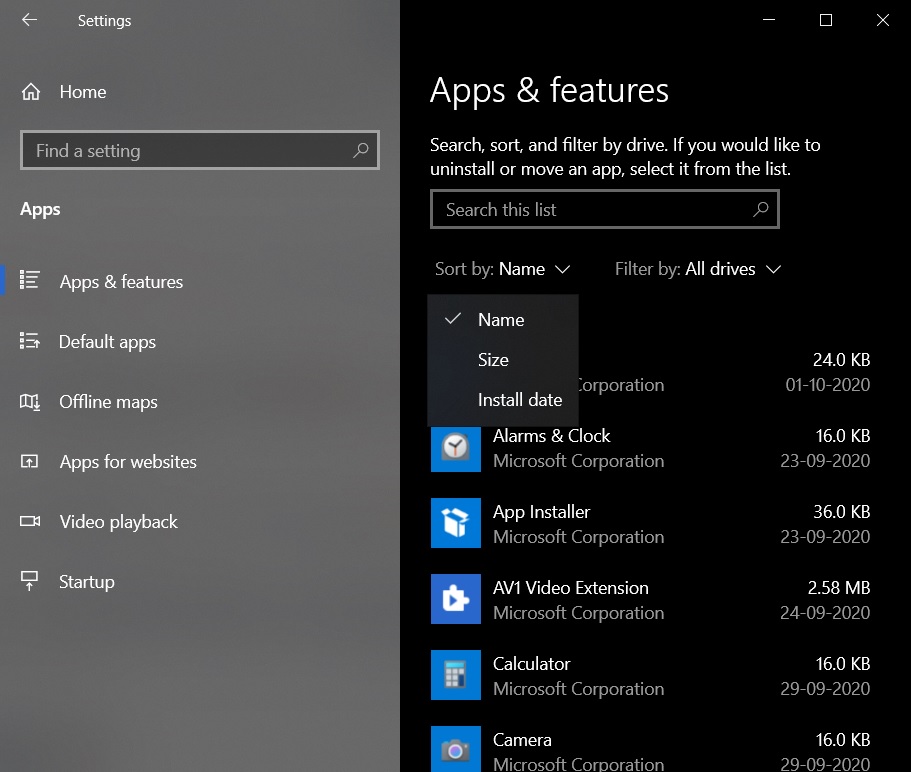 Closer look at Windows 10’s new replacements for Control Panel features Apps-and-Features.jpg