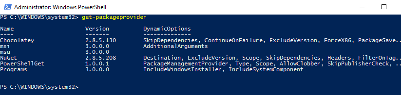 Trying to install NuGet package using Powershell and getting this error aqRfr.png
