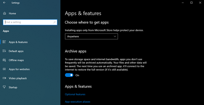 Archive Apps feature in Windows 10; How to Enable or Disable Archive Apps? Archive-Apps-feature-Windows-10.png