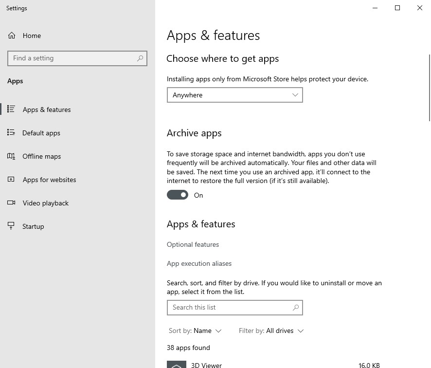 Windows 10 21H1 is coming soon, here are the new features Archive-apps-in-Windows-10.jpg