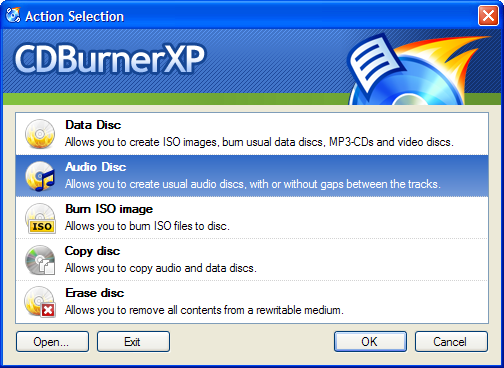 make an audio cd that will play on cd players as-audiodisc.png