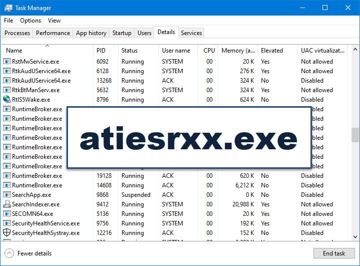 What is atiesrxx.exe in Windows 10 Task Manager? atiesrxx.jpg