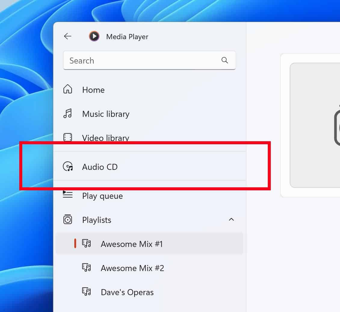 Windows 11 Insider Preview Build 22579 lets you name folders in the Start Menu, adds CD... audio-cd-playback-in-new-media-player-windows-11.jpg