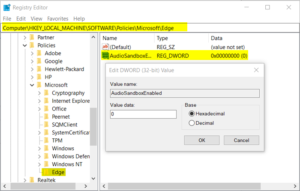 How to enable Audio Sandbox in Edge browser Audio-Sandbox-Registry-Entry-300x191.png