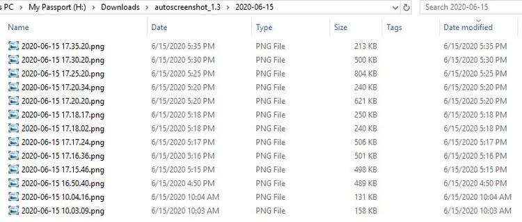 Take screenshots at regular intervals automatically with AutoScreenshot AutoScreenshot-examples.jpg