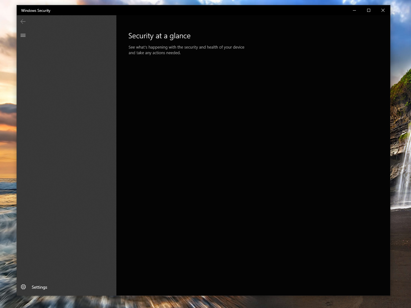 Windows Security is empty b067a080-b1e4-4522-9ba6-d31793a677d0?upload=true.png