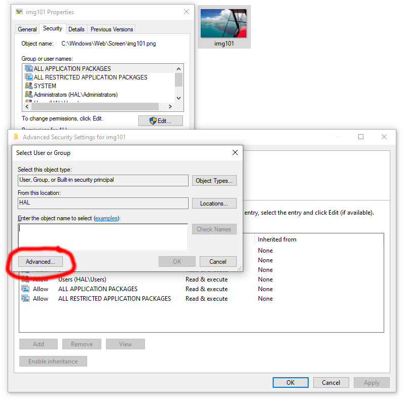 Windows 10 Home - Changing "TrustedInstaller" to "Administrator" to edit or remove items. b13eba91-6772-421f-b5c9-e6dff77aba50?upload=true.jpg