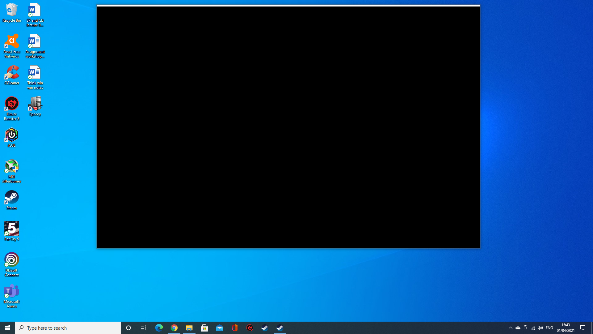 Black box with white bar always on Windows 10 desktop screen can't get rid of it. What is it? b15138e2-8ea8-4b74-9399-ac2b3eb56c1f?upload=true.png