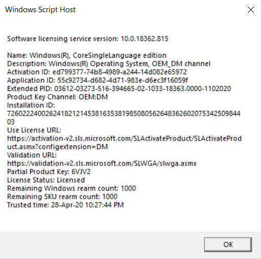 Want to if my windows product key is genuine or cracked... b16f8db1-f900-4804-8ec3-4a558a7e7899?upload=true.png