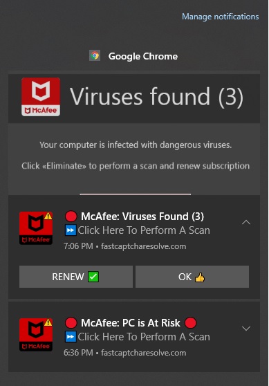 Mcafee virus notification keeps popping up even if I am not using the software b174082e-c98c-4b16-a8d2-80da375110a4?upload=true.jpg