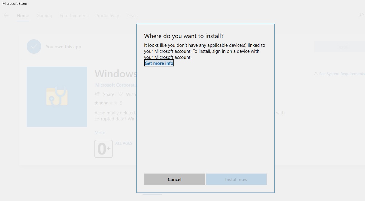 Device is not linked to Microsoft account, Microsoft Store doesn't allow to install a program b1767dea-e48a-4cbe-b807-15e6d113c8a8?upload=true.jpg