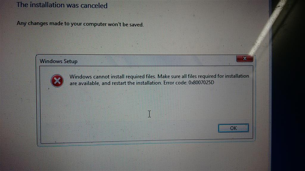 Error Code : 0x8007025D shown while trying to clean install windows 10 and 11 with media... b23a4f27-c218-4669-b4f1-3e8d433e3e08.jpg