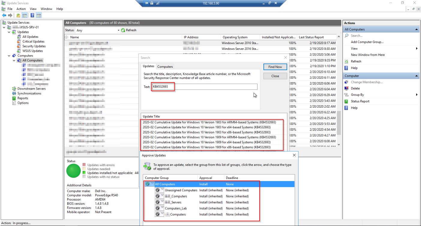 Without Pushing from WSUS, Users are getting alert in Client PC Window10 b28e01c7-ba10-4686-b9c3-7bd6380acb9b?upload=true.png