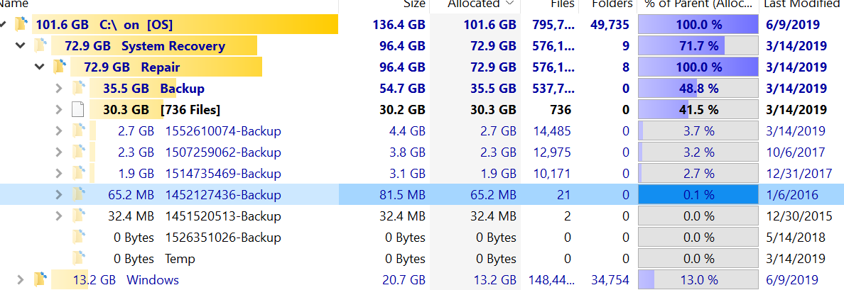 System Recovery Uses a LOT of Disk Space b3857446-4612-49dc-a22a-b85d5c97d4b9?upload=true.png