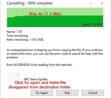Build 1803 again causing copy "Error Code 0xC00D426A: Error reading from the network over LAN" b3a2e065-f307-4ce8-8939-2486553032f2?upload=true.jpg
