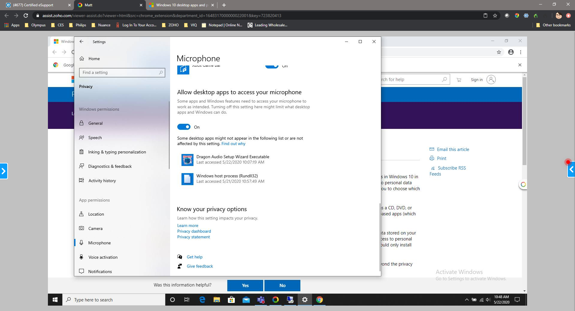 "Remote Desktop Connection" missing from list of "Allow desktop apps to access your microphone" b3c5b3c0-486e-401b-90ee-5e9d7de4fa7e?upload=true.png