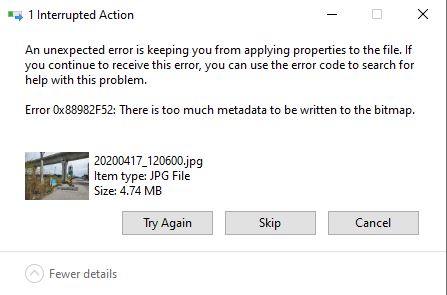 Error code: 0x88982F52 when applying tags to image taken from Samsung Note 10+ phone b40b17e5-0351-492b-95b3-d7843695cb88?upload=true.jpg