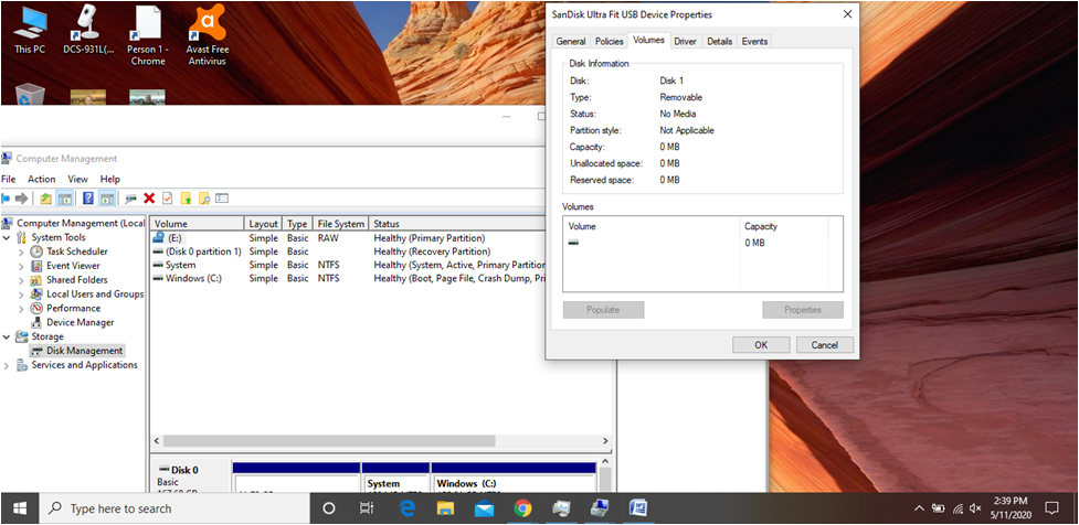 Cannot access USB flash drive after upgrade to Windows 10 b43bbc89-3629-443d-aef9-6bebfae1fd58?upload=true.png