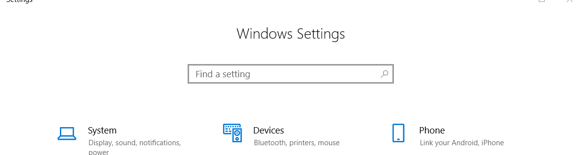 Windows settings not showing information on main settings screen b44cdb86-5200-4291-8d84-6d93fc80f042?upload=true.png