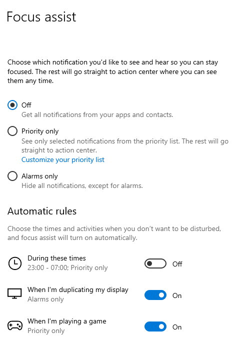 Win10  Disable Focus assist completely within User Profile b4762f13-fb7c-4a05-b3de-337f6551c5a6?upload=true.png