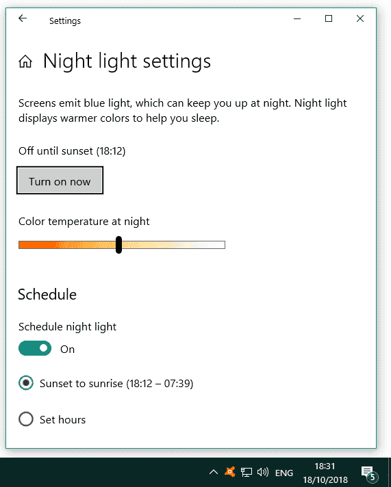 Windows 10 Night Light not automatically turning on b4de5e4f-9a14-4ba3-982a-e4adf813e548?upload=true.png