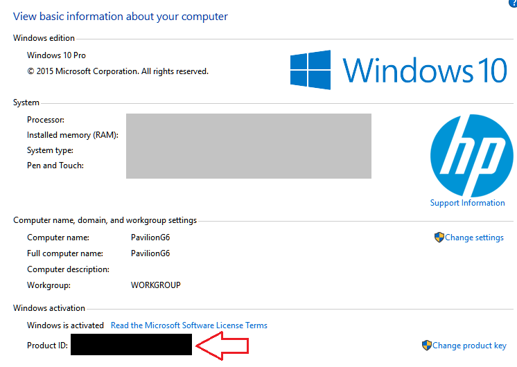 where to find the product key on my pc win 10 B4e8t.png