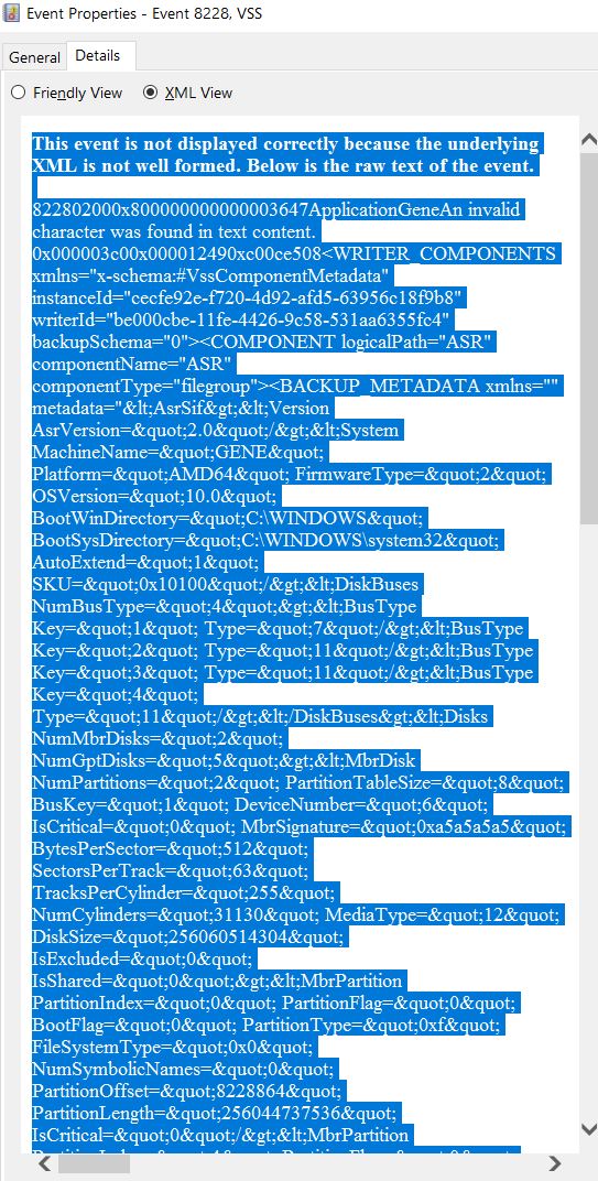 Trying to fix: "Volume Shadow Copy Service operation failed" 0x80700A1 b51866be-8a59-4425-8fc3-f3e037aa6ea4?upload=true.jpg