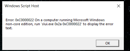 Activation Error : 0xC0000022 b5708dde-decd-4b44-b2be-39af1073ea17?upload=true.png
