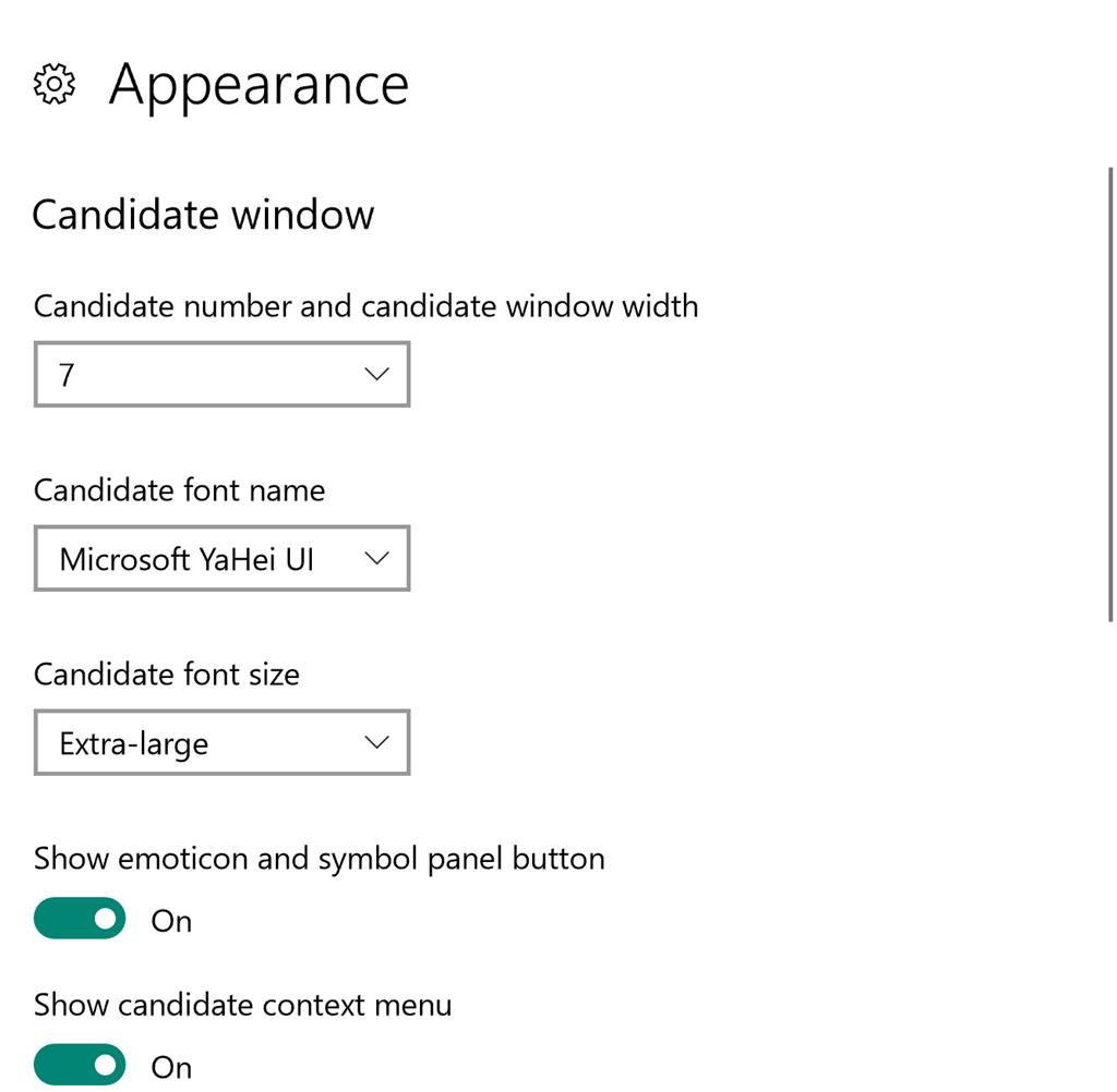 While typing with Microsoft Pinyin, I cannot see any candidates characters, the pop-up... b5f31310-8e6d-4e20-ac4e-51819eb6f9b3.jpg