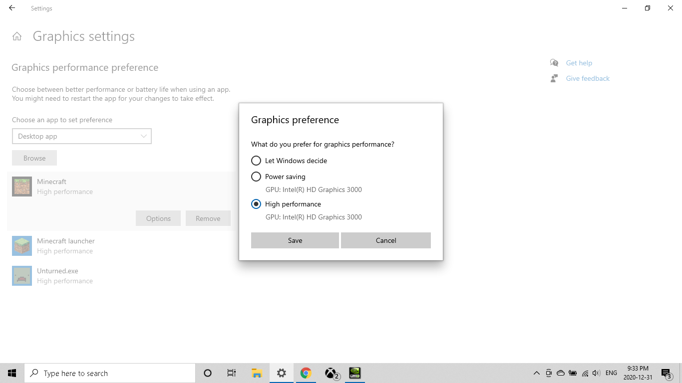 red screen on minecraft/wrong graphics card set to default. b610fef4-3b0a-47b7-b45c-19f05d6c63c0?upload=true.png