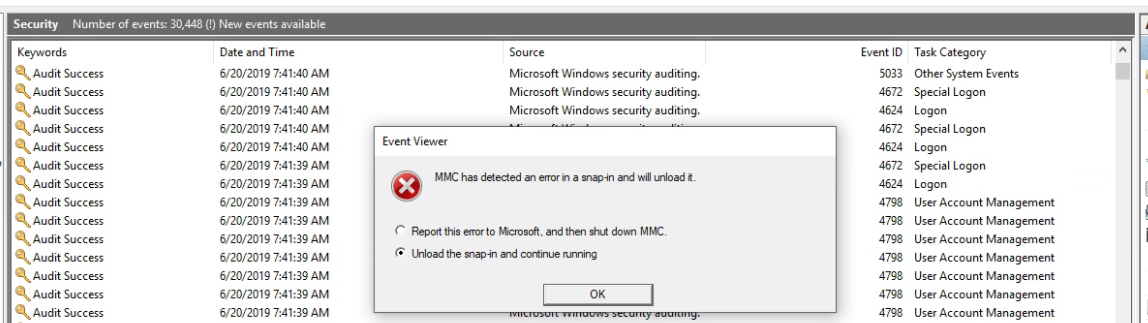 Windows 11 Event log security full daily - cannot login b72ec741-1547-4be1-9b15-47e817894d5c?upload=true.png